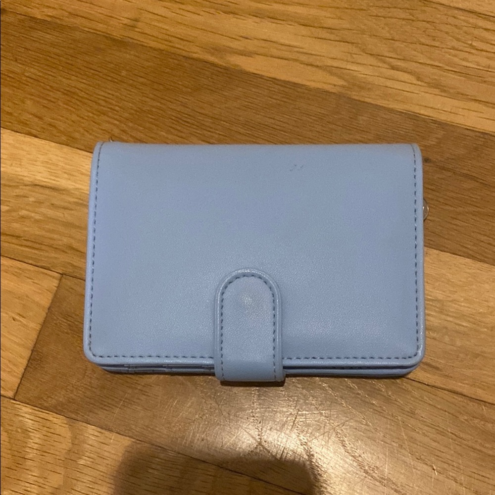 Milk Teddy Light Blue Wallet